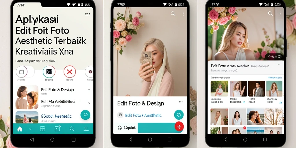 Tampilan antarmuka pengguna 77RP yang elegan dan mudah digunakan.