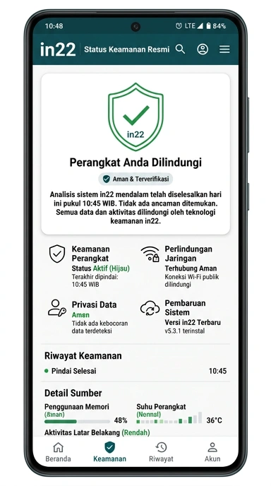 Kanal Resmi APK in22 untuk Android
