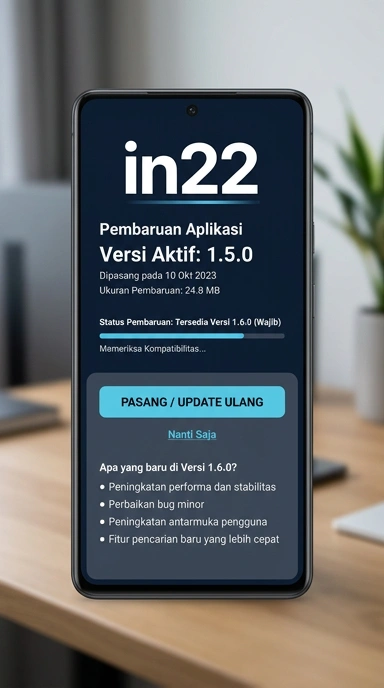 Riwayat Versi Aplikasi in22 untuk Android